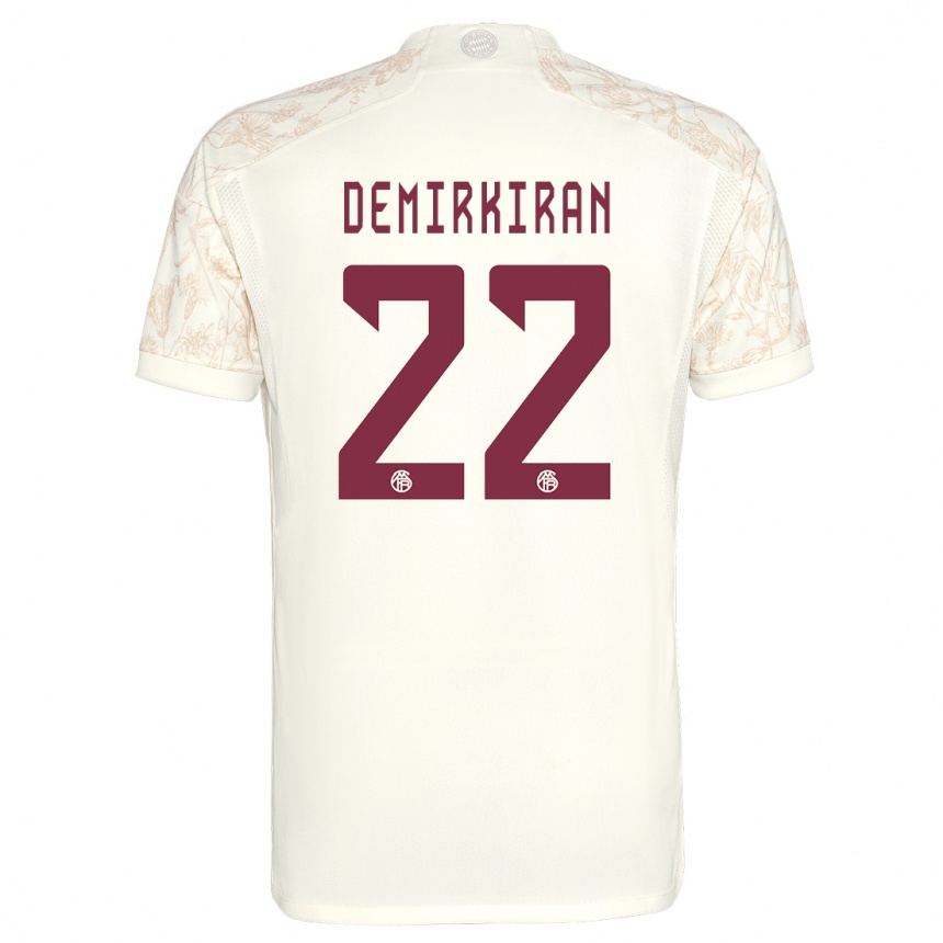 Kids Ediz Demirkiran #22 Off White Third Jersey 2023/24 T-Shirt Canada