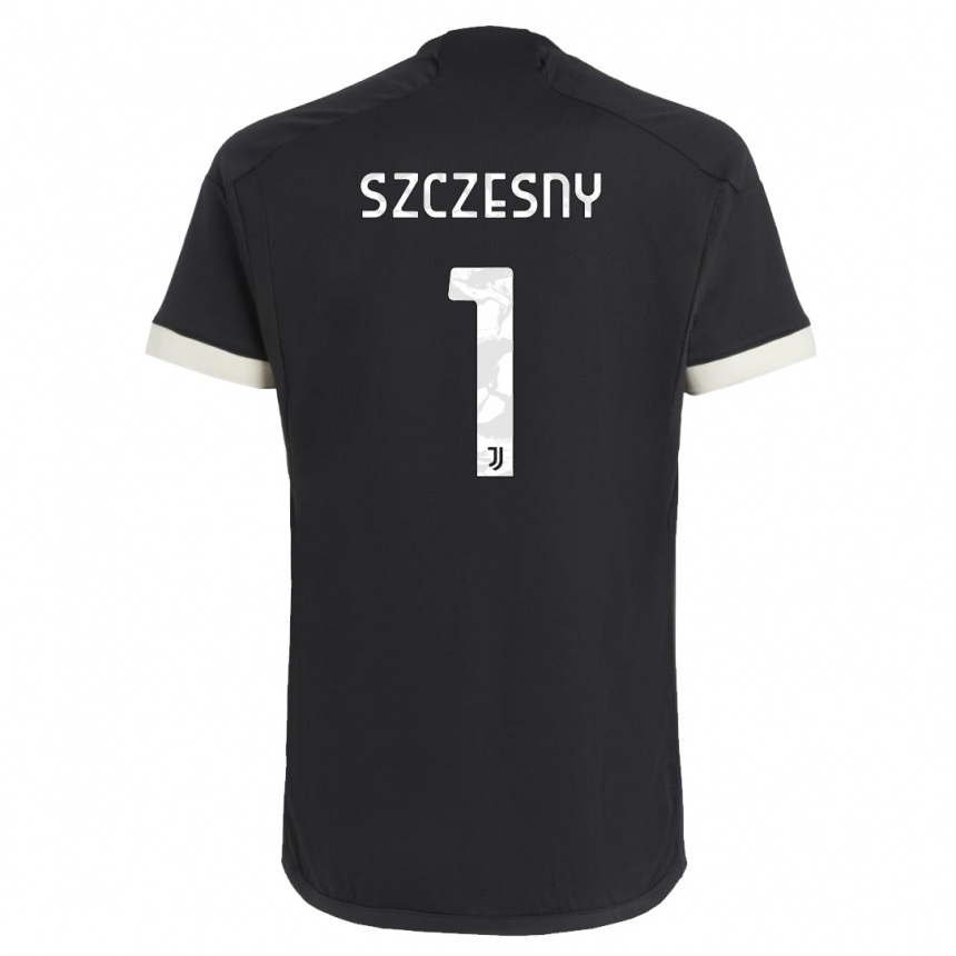 Enfant Football Maillot Wojciech Szczesny #1 Noir Troisieme 2023/24 Canada