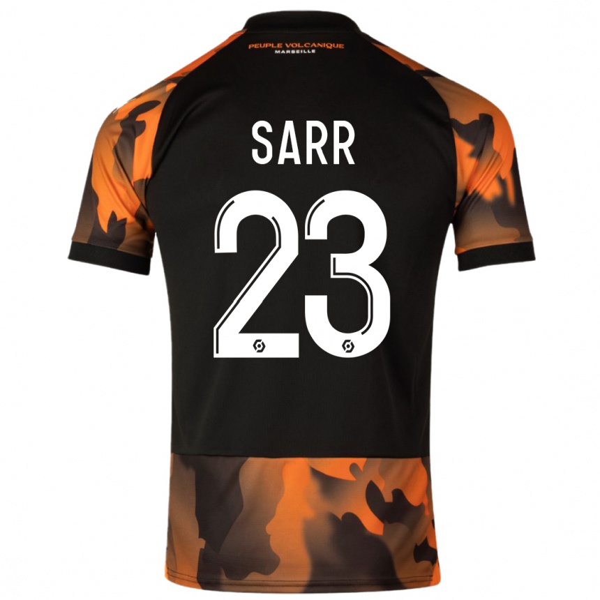 Kids  Ismaïla Sarr #23 Black Orange Third Jersey 2023/24 T-Shirt Canada