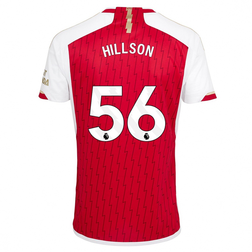 Homme Football Maillot James Hillson #56 Rouge Tenues Domicile 2023/24 Canada