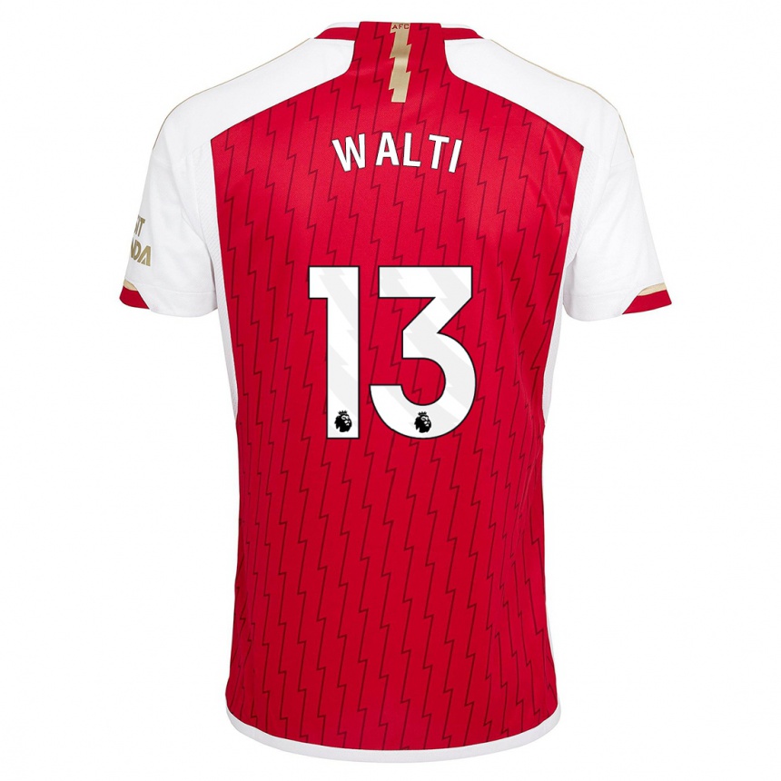 Homme Football Maillot Lia Walti #13 Rouge Tenues Domicile 2023/24 Canada