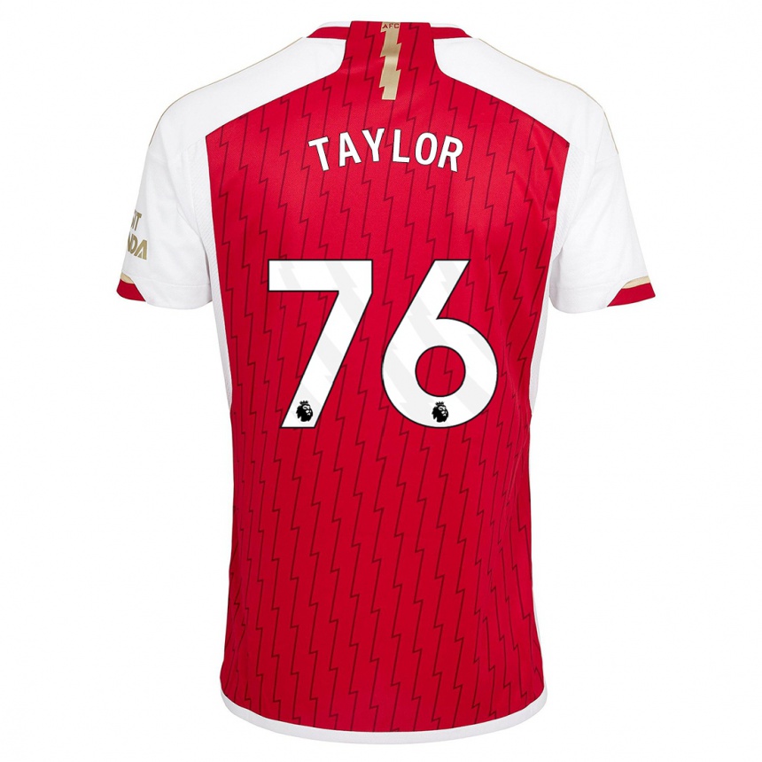 Homme Football Maillot Kido Taylor Hart #76 Rouge Tenues Domicile 2023/24 Canada