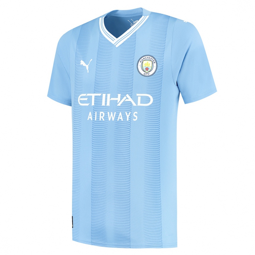 Homme Football Maillot Phil Foden #47 Bleu Clair Tenues Domicile 2023/24 Canada