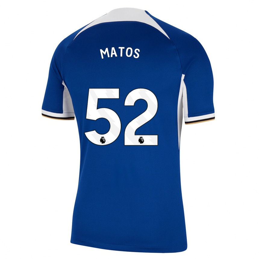 Homme Football Maillot Alex Matos #52 Bleu Tenues Domicile 2023/24 Canada