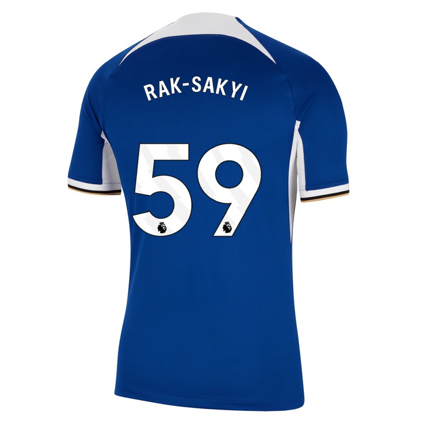 Men  Sam Rak-Sakyi #59 Blue Home Jersey 2023/24 T-Shirt Canada