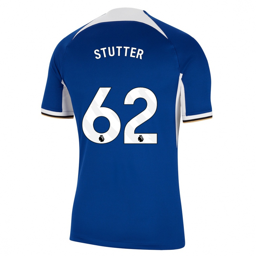 Homme Football Maillot Ronnie Stutter #62 Bleu Tenues Domicile 2023/24 Canada