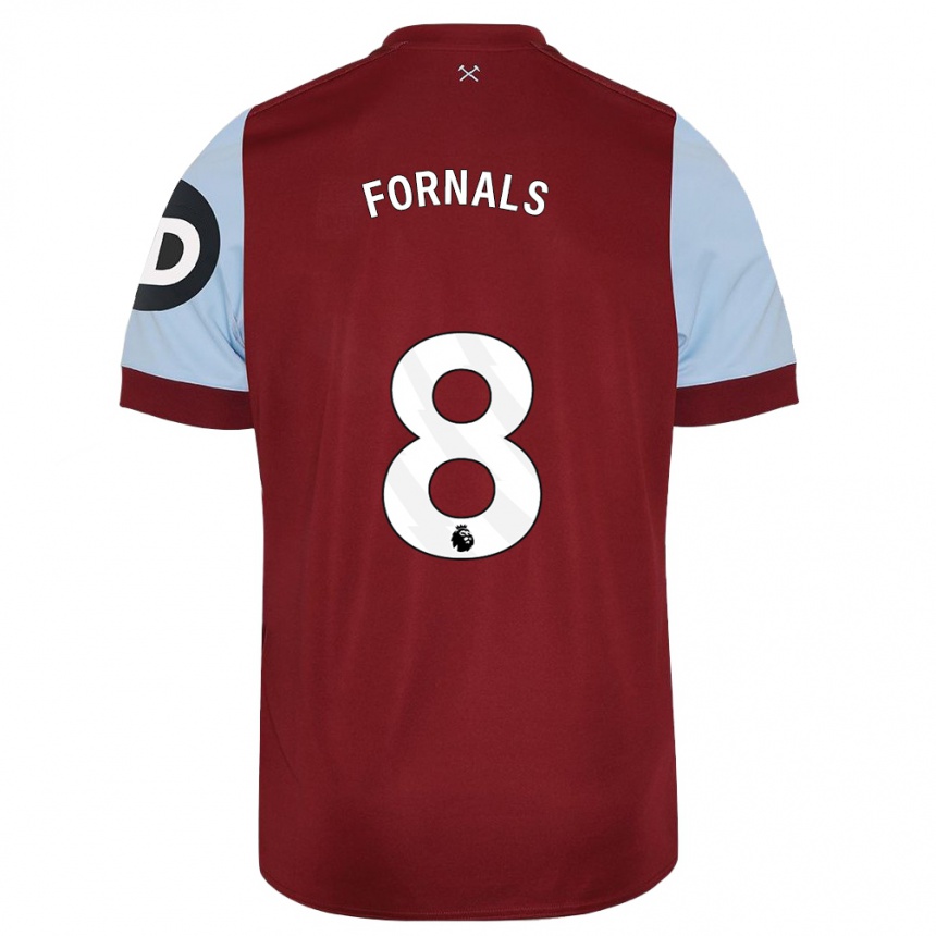 Homme Football Maillot Pablo Fornals #8 Bordeaux Tenues Domicile 2023/24 Canada