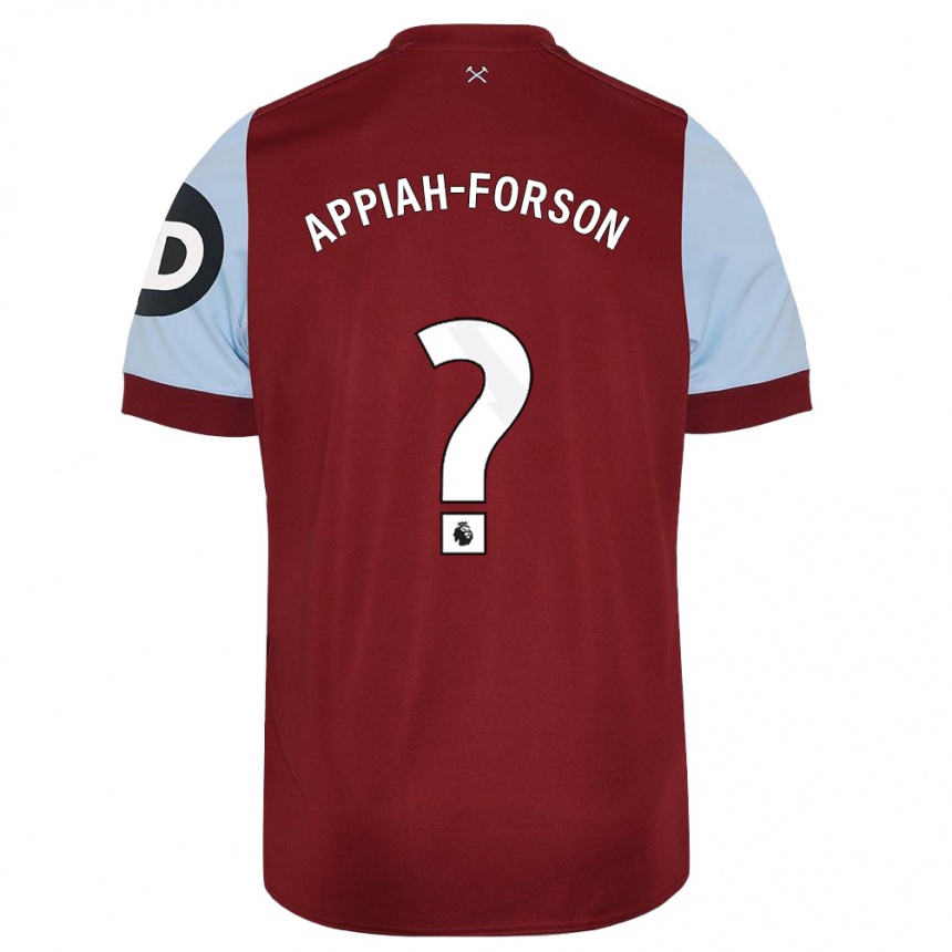 Homme Football Maillot Keenan Appiah-Forson #0 Bordeaux Tenues Domicile 2023/24 Canada