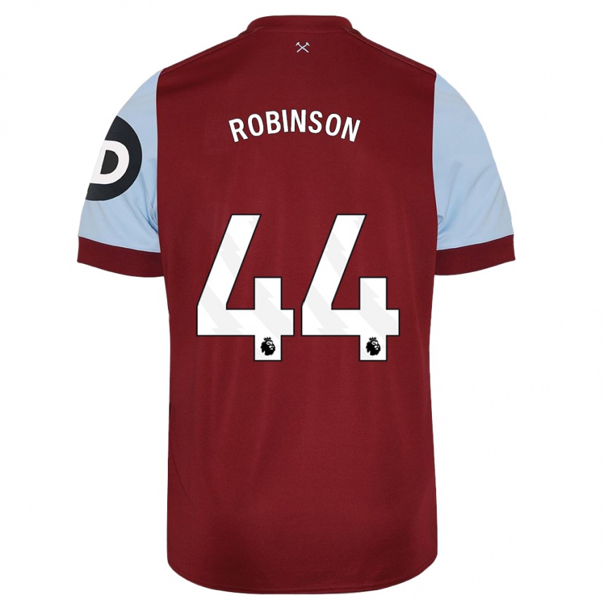 Homme Football Maillot Junior Robinson #44 Bordeaux Tenues Domicile 2023/24 Canada