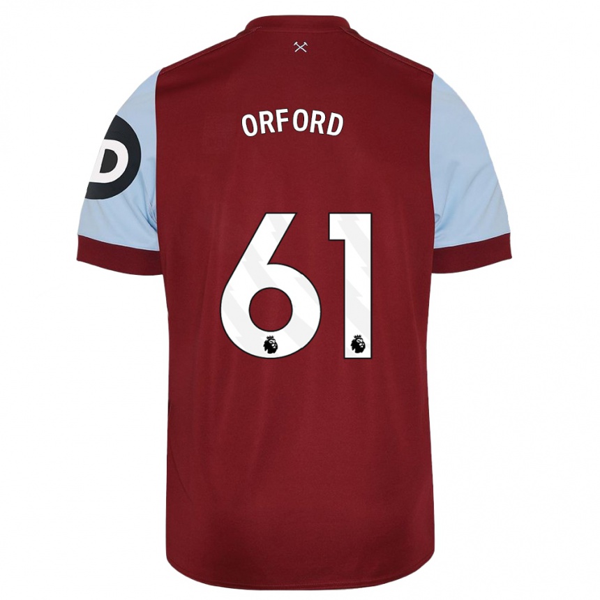 Homme Football Maillot Lewis Orford #61 Bordeaux Tenues Domicile 2023/24 Canada