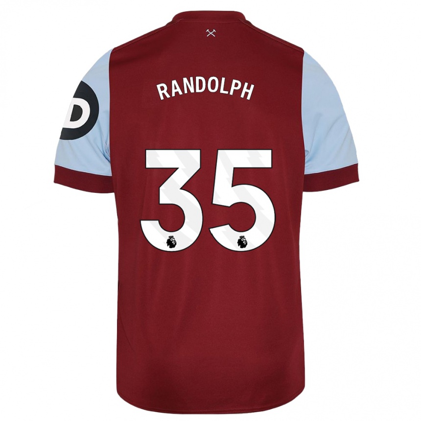 Homme Football Maillot Darren Randolph #35 Bordeaux Tenues Domicile 2023/24 Canada