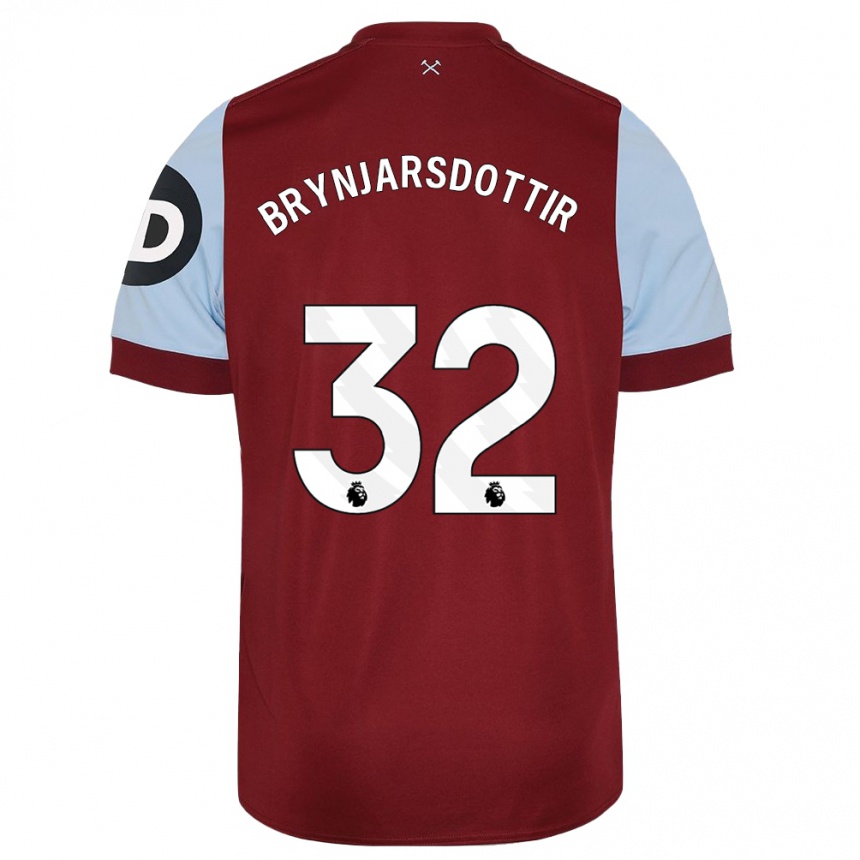 Homme Football Maillot Dagny Brynjarsdottir #32 Bordeaux Tenues Domicile 2023/24 Canada