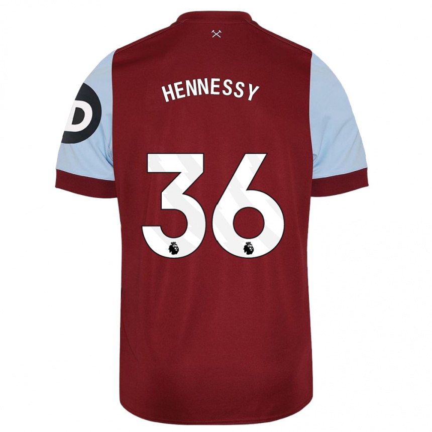 Men  Alexandra Hennessy #36 Maroon Home Jersey 2023/24 T-Shirt Canada