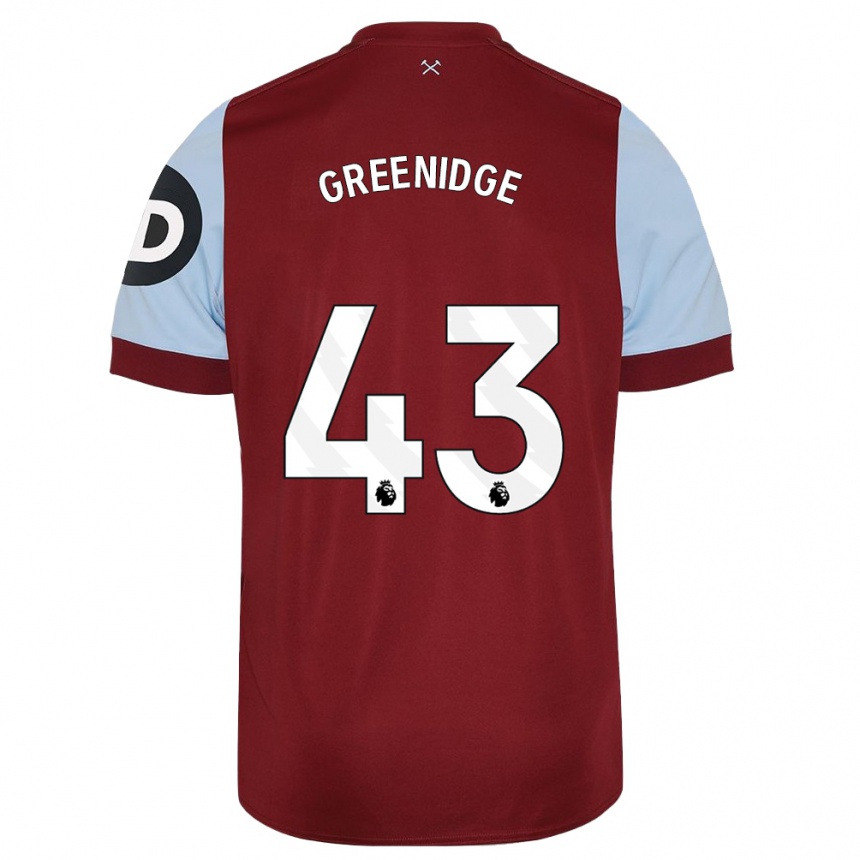 Homme Football Maillot Will Greenidge #43 Bordeaux Tenues Domicile 2023/24 Canada