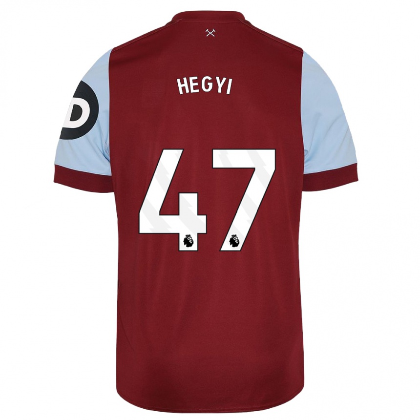 Homme Football Maillot Krisztian Hegyi #47 Bordeaux Tenues Domicile 2023/24 Canada