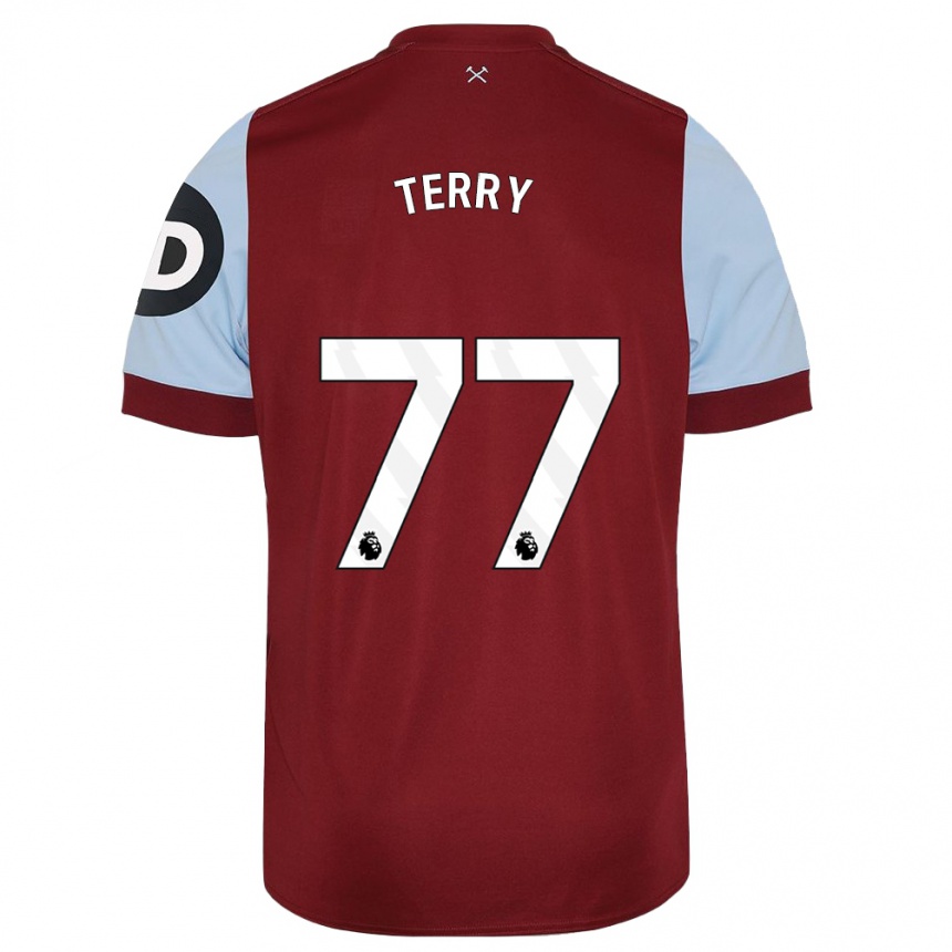 Homme Football Maillot Mason Terry #77 Bordeaux Tenues Domicile 2023/24 Canada