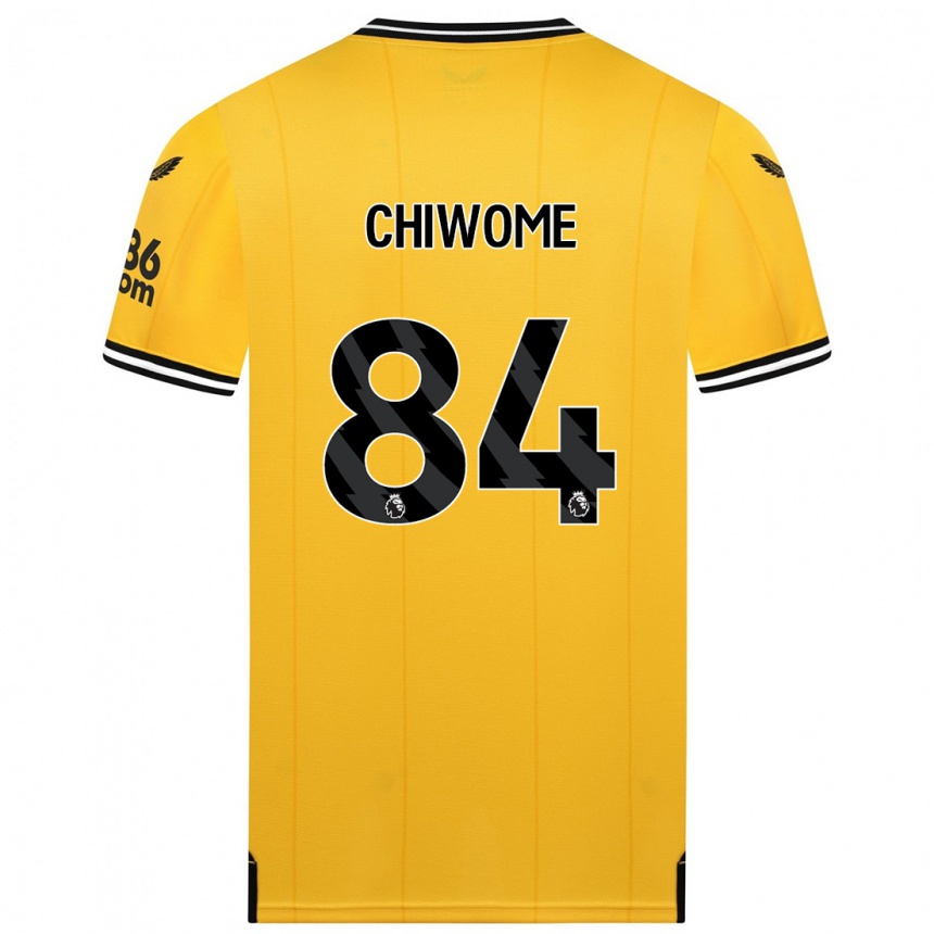 Men  Leon Chiwome #84 Yellow Home Jersey 2023/24 T-Shirt Canada