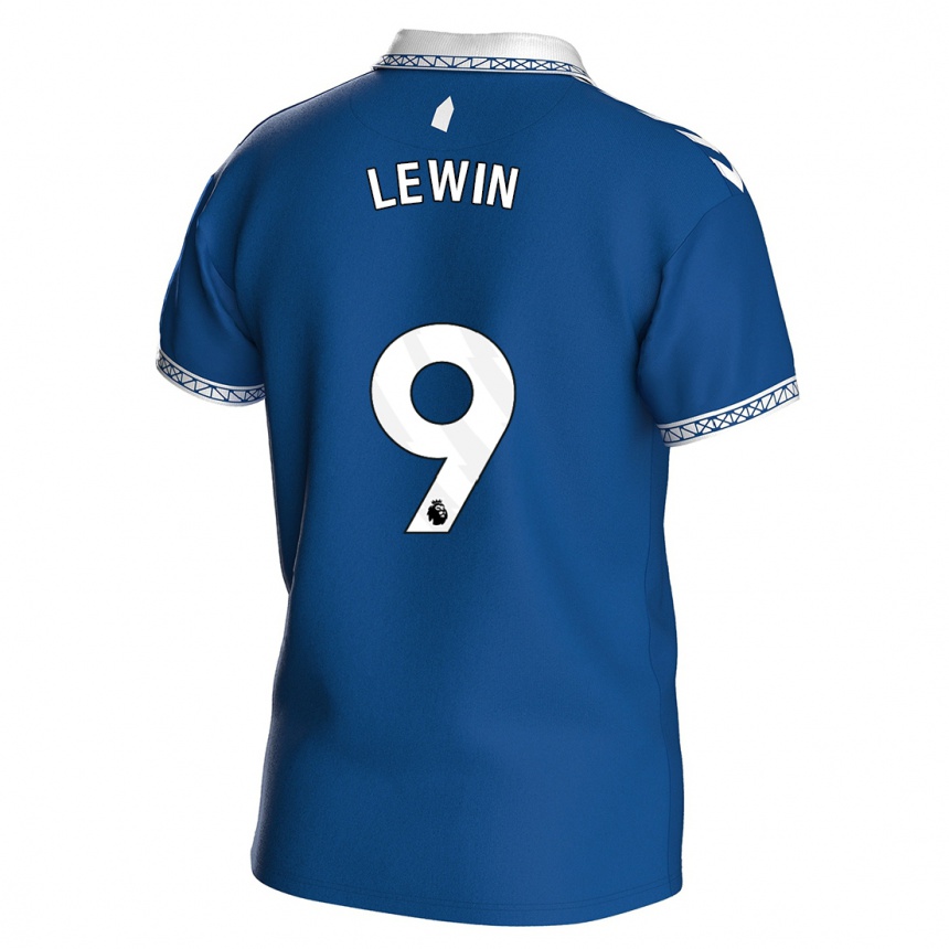 Men  Dominic Calvert-Lewin #9 Royal Blue Home Jersey 2023/24 T-Shirt Canada