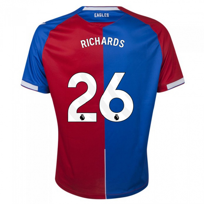 Homme Football Maillot Chris Richards #26 Rouge Bleu Tenues Domicile 2023/24 Canada