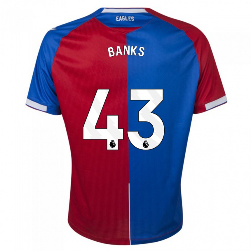 Homme Football Maillot Scott Banks #43 Rouge Bleu Tenues Domicile 2023/24 Canada