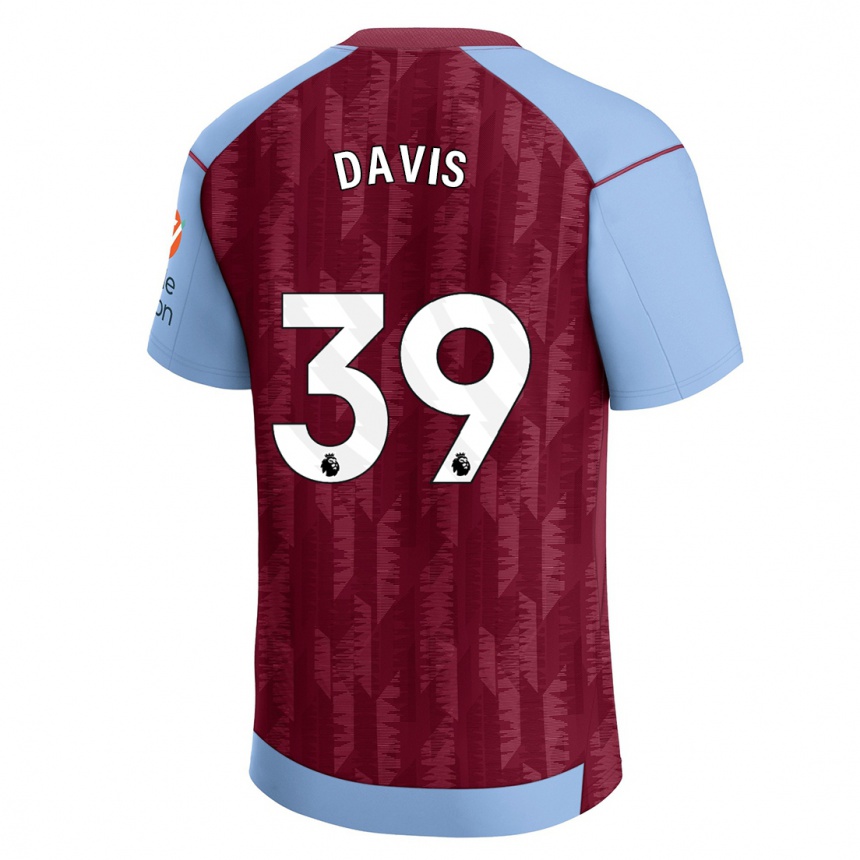 Homme Football Maillot Keinan Davis #39 Bleu Bordeaux Tenues Domicile 2023/24 Canada