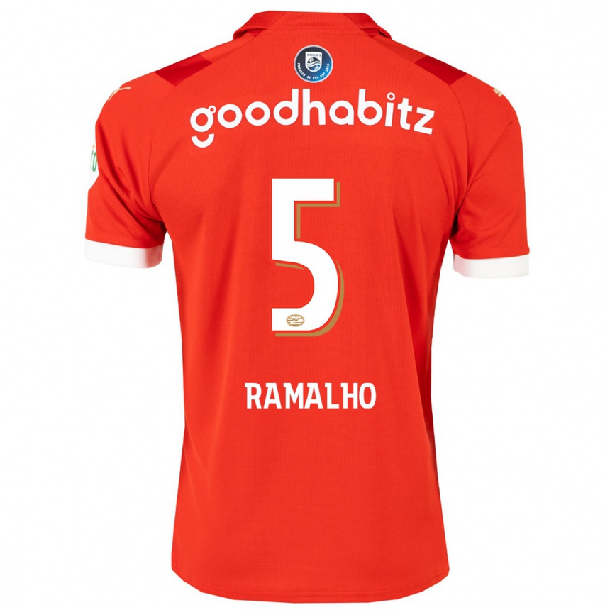 Homme Football Maillot Andre Ramalho #5 Rouge Tenues Domicile 2023/24 Canada