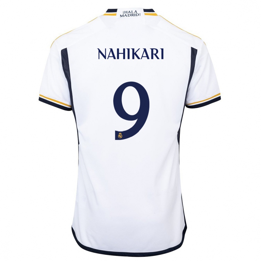 Homme Football Maillot Nahikari Garcia #9 Blanc Tenues Domicile 2023/24 Canada