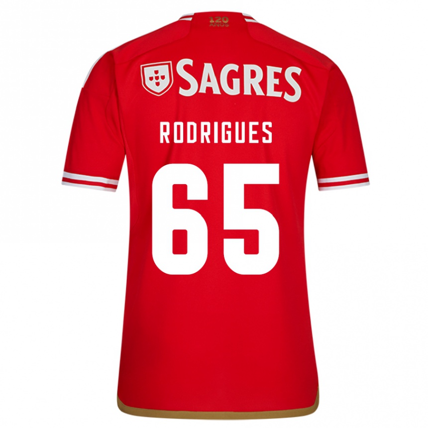 Men  Rafael Rodrigues #65 Red Home Jersey 2023/24 T-Shirt Canada