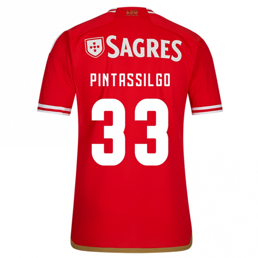 Homme Football Maillot Lara Pintassilgo #33 Rouge Tenues Domicile 2023/24 Canada