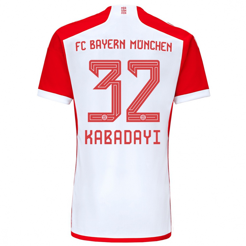 Men  Yusuf Kabadayi #32 Red White Home Jersey 2023/24 T-Shirt Canada