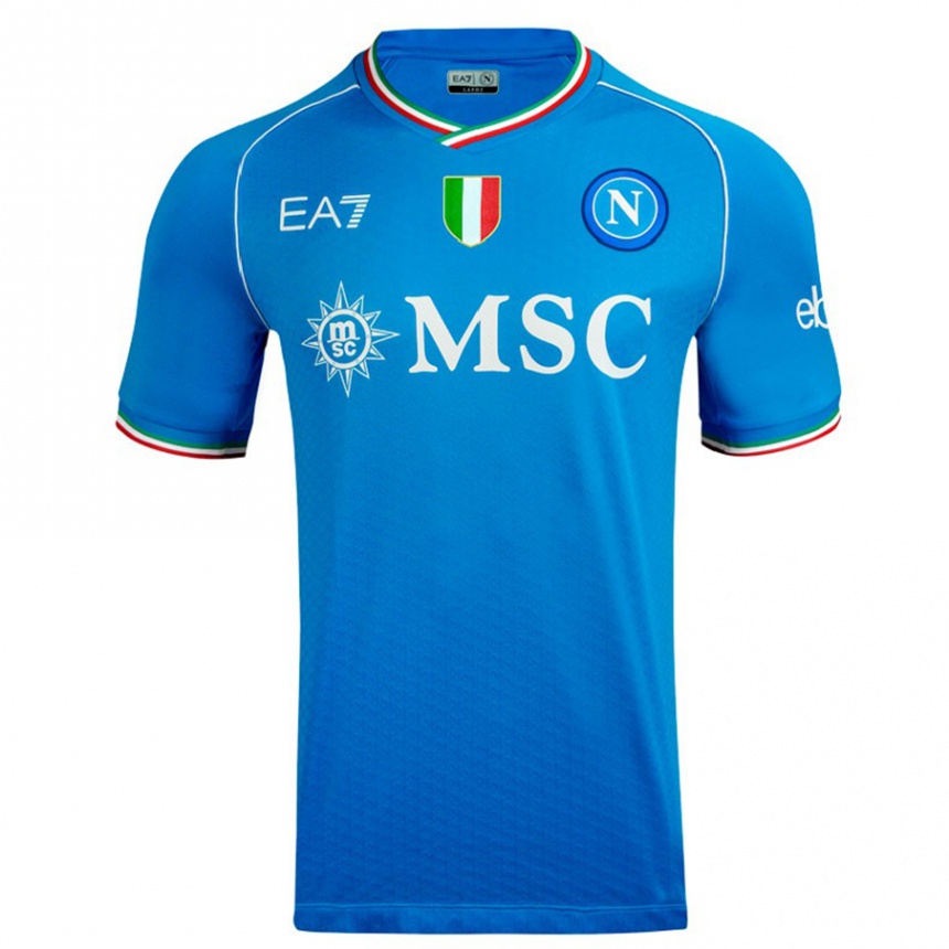 Homme Football Maillot Votre Nom #0 Bleu Ciel Tenues Domicile 2023/24 Canada