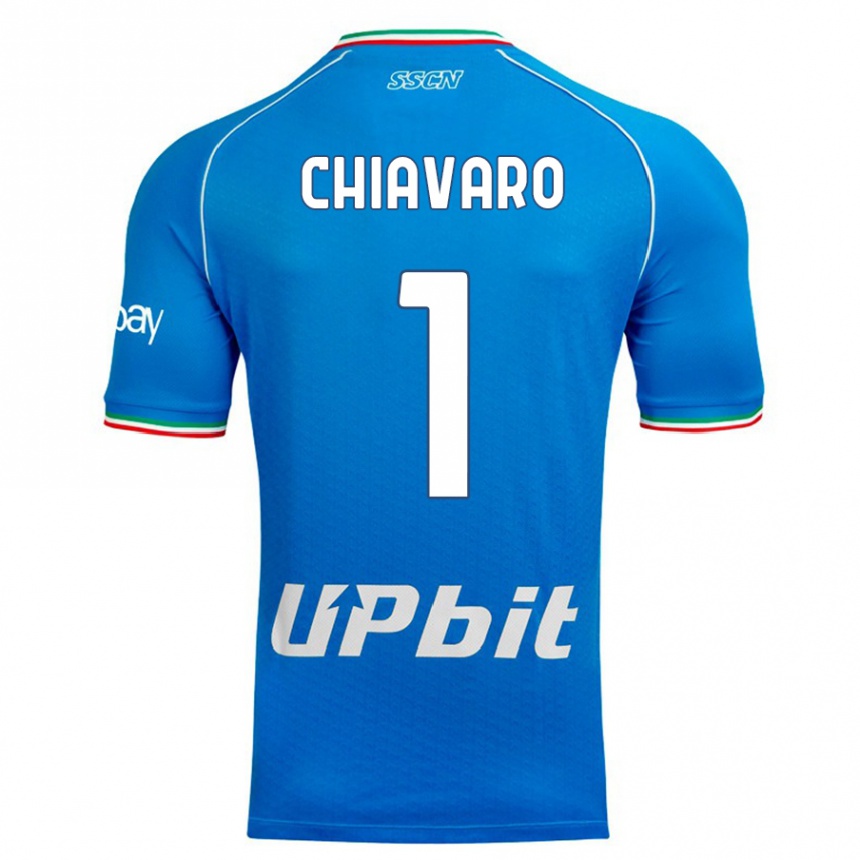 Men  Kelly Chiavaro #1 Sky Blue Home Jersey 2023/24 T-Shirt Canada