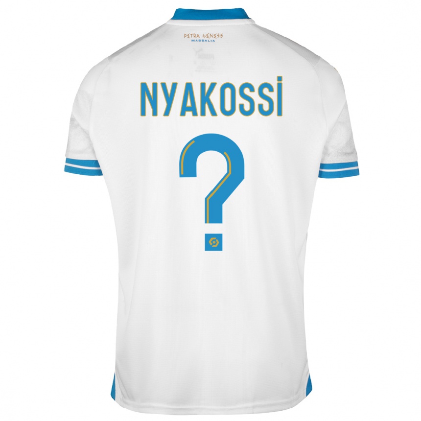 Homme Football Maillot Roggerio Nyakossi #0 Blanc Tenues Domicile 2023/24 Canada