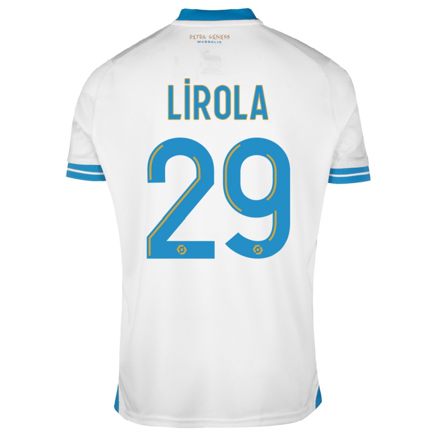 Homme Football Maillot Pol Lirola #29 Blanc Tenues Domicile 2023/24 Canada