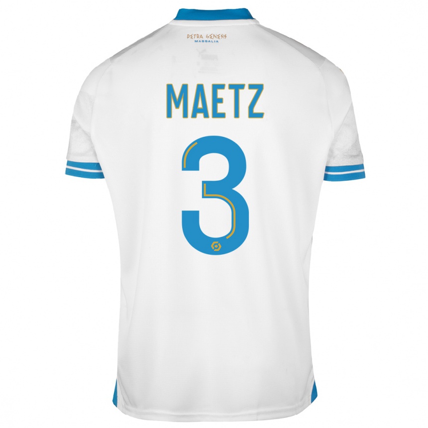 Homme Football Maillot Agathe Maetz #3 Blanc Tenues Domicile 2023/24 Canada