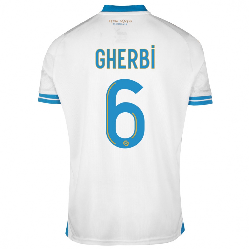 Homme Football Maillot Candice Gherbi #6 Blanc Tenues Domicile 2023/24 Canada