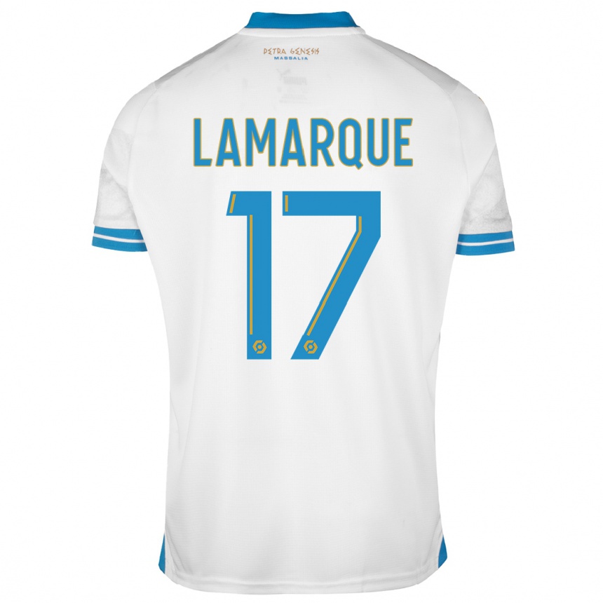 Men  Alais Lamarque #17 White Home Jersey 2023/24 T-Shirt Canada