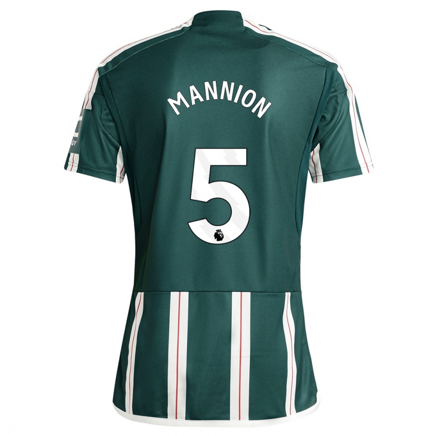 Homme Football Maillot Aoife Mannion #5 Vert Foncé Tenues Extérieur 2023/24 Canada