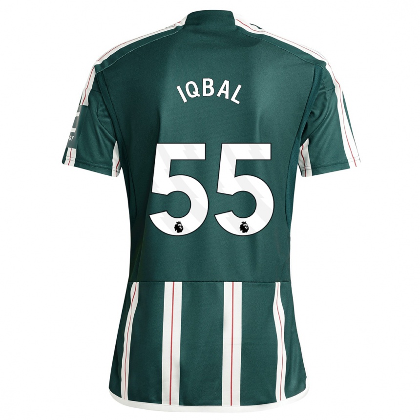 Homme Football Maillot Zidane Iqbal #55 Vert Foncé Tenues Extérieur 2023/24 Canada