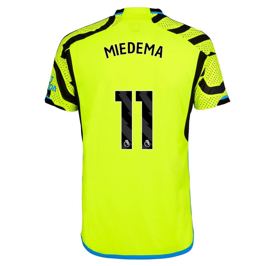 Men  Vivianne Miedema #11 Yellow Away Jersey 2023/24 T-Shirt Canada