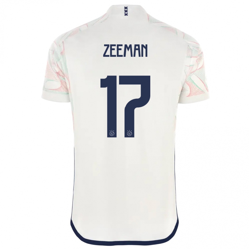 Men  Kelly Zeeman #17 White Away Jersey 2023/24 T-Shirt Canada