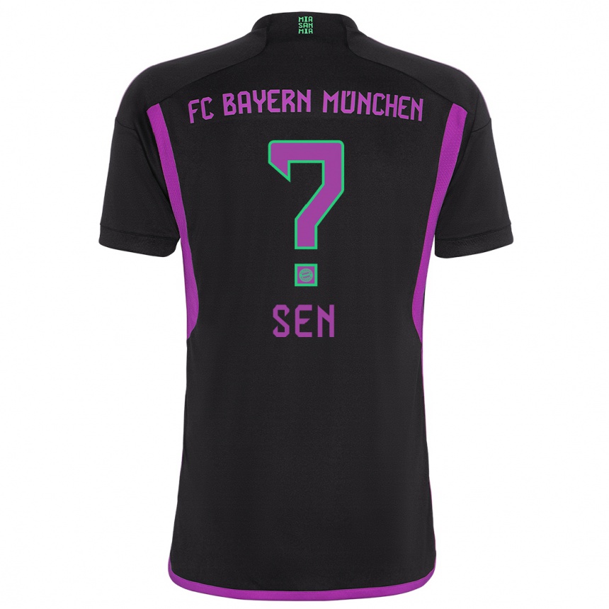 Homme Football Maillot Salih Sen #0 Noir Tenues Extérieur 2023/24 Canada