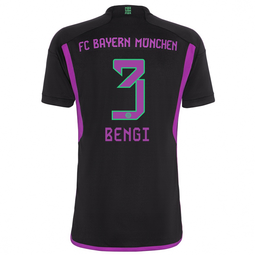 Homme Football Maillot Kaan Bengi #3 Noir Tenues Extérieur 2023/24 Canada