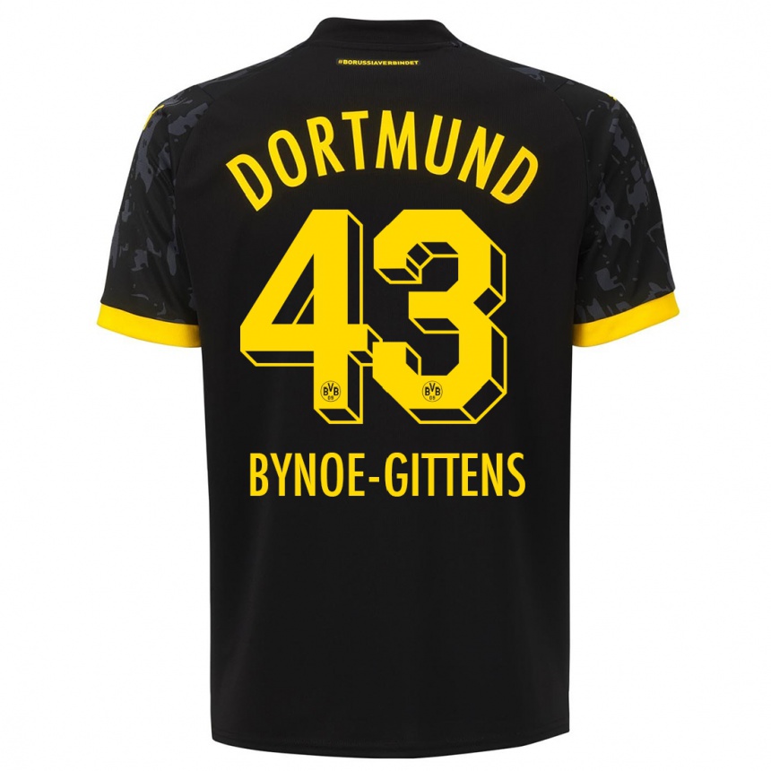 Homme Football Maillot Jamie Bynoe-Gittens #43 Noir Tenues Extérieur 2023/24 Canada