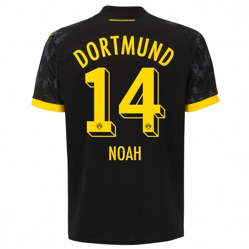 Homme Football Maillot Colin Noah Kleine-Bekel #14 Noir Tenues Extérieur 2023/24 Canada