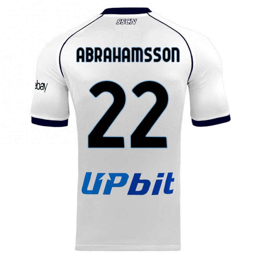 Homme Football Maillot Sejde Abrahamsson #22 Blanc Tenues Extérieur 2023/24 Canada