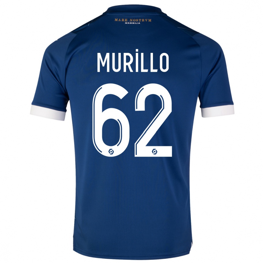 Homme Football Maillot Amir Murillo #62 Bleu Foncé Tenues Extérieur 2023/24 Canada