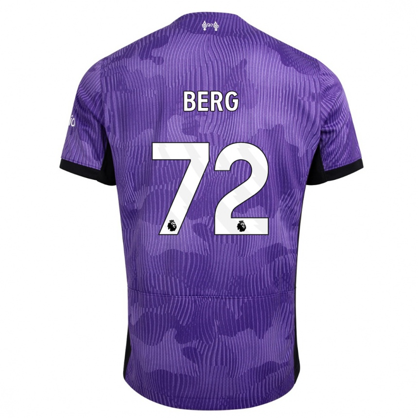 Homme Football Maillot Sepp Van Den Berg #72 Violet Troisieme 2023/24 Canada