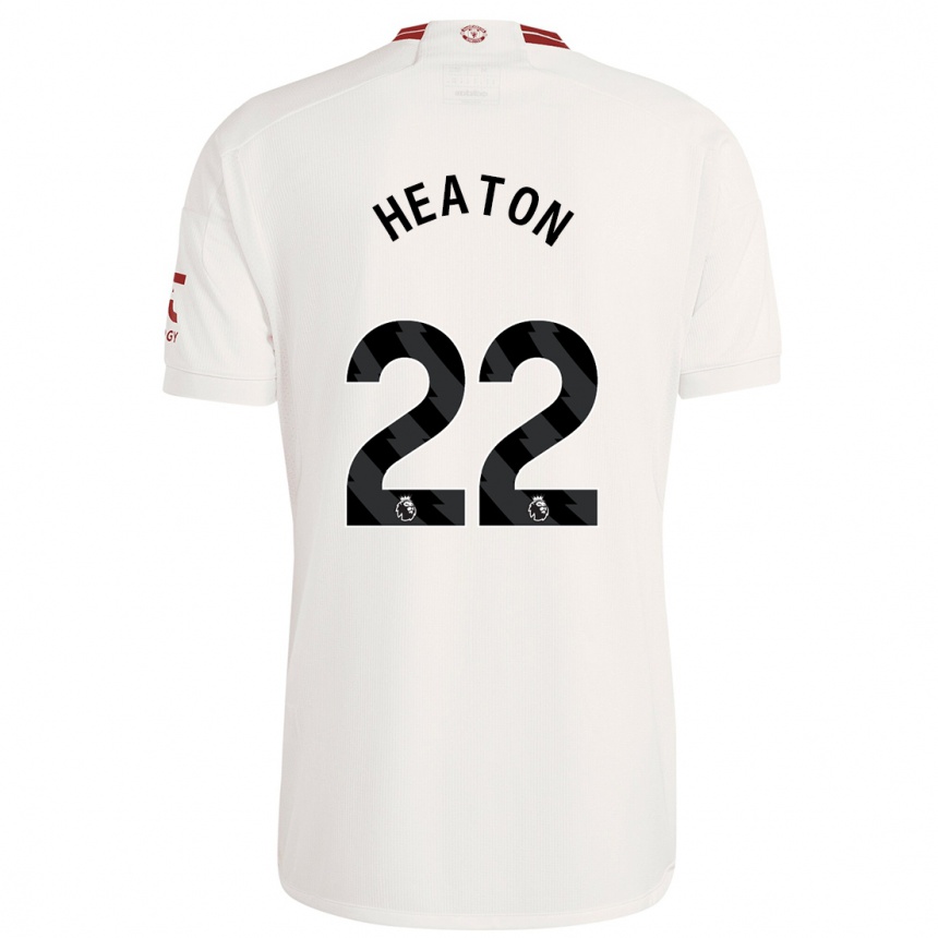 Men  Tom Heaton #22 White Third Jersey 2023/24 T-Shirt Canada