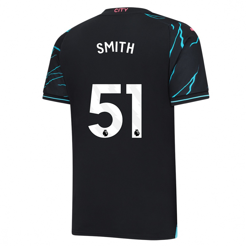 Men  Isaac Smith #51 Dark Blue Third Jersey 2023/24 T-Shirt Canada